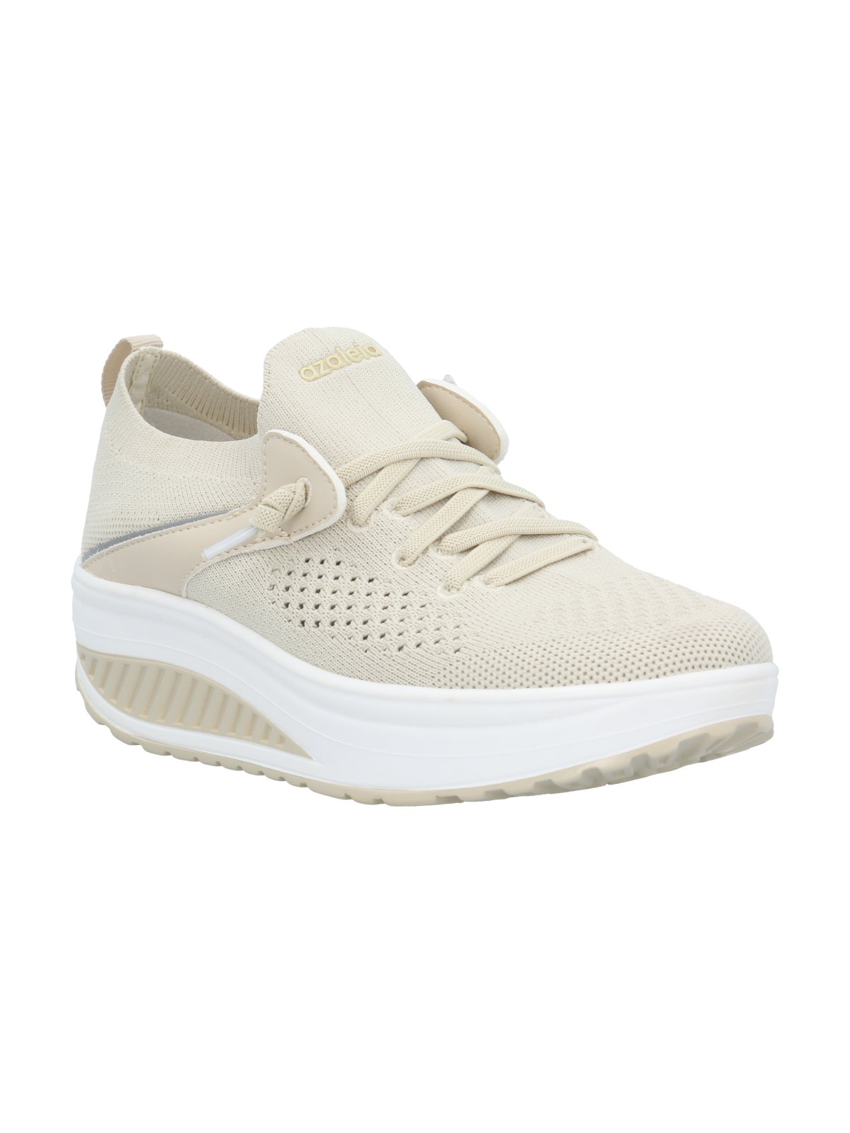 ZAPATILLA MUJER EDEN BEIGE AZALEIA - 1
