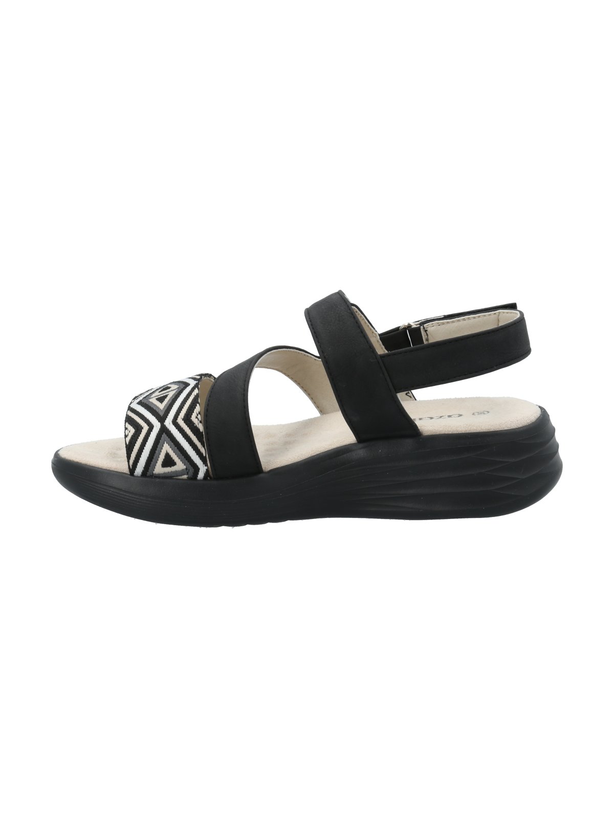 SANDALIA MUJER IDARA EN COLOR NEGRO AZALEIA - 6