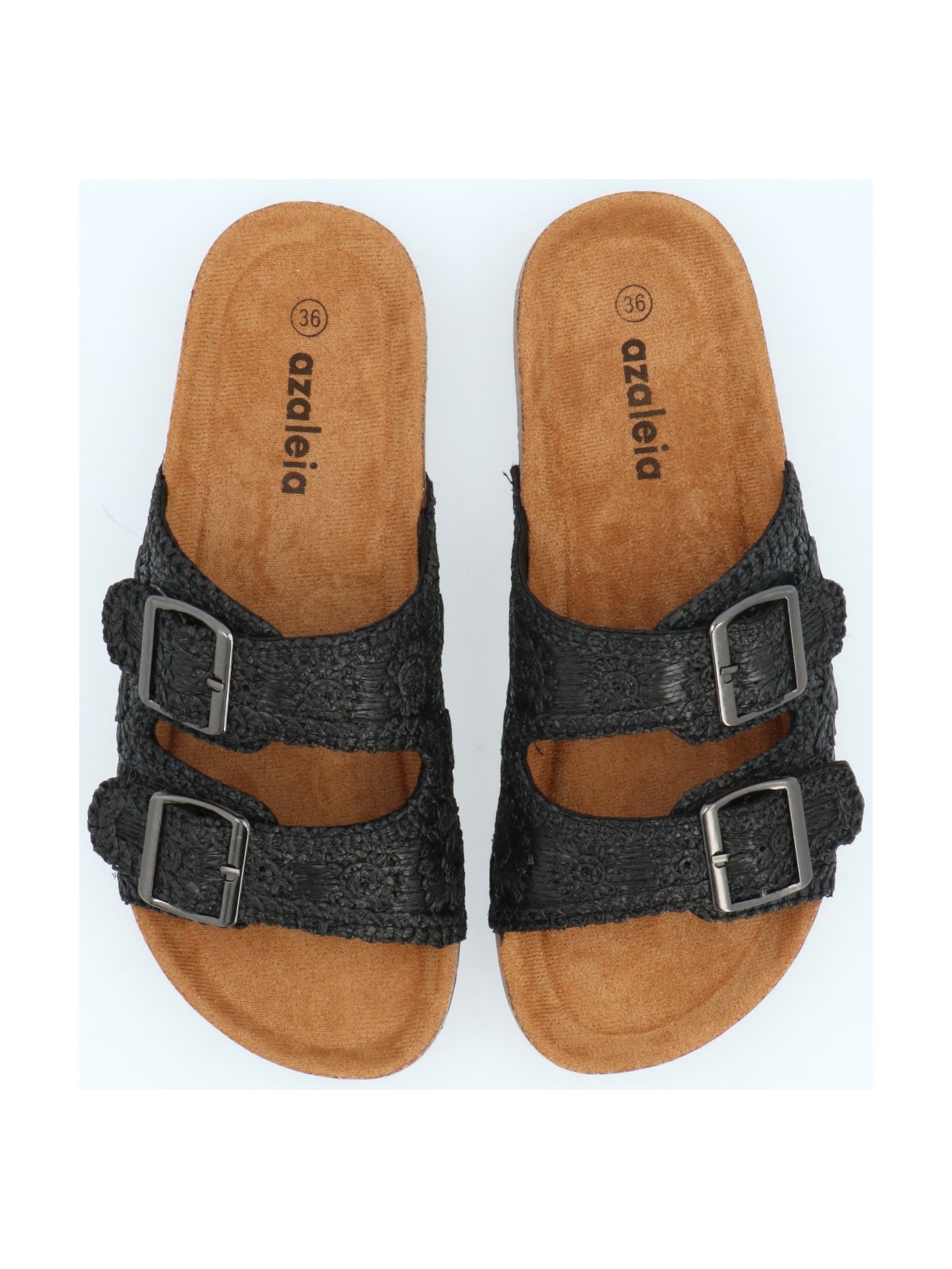 SANDALIA MUJER CHIARA EN COLOR NEGRO AZALEIA - 8