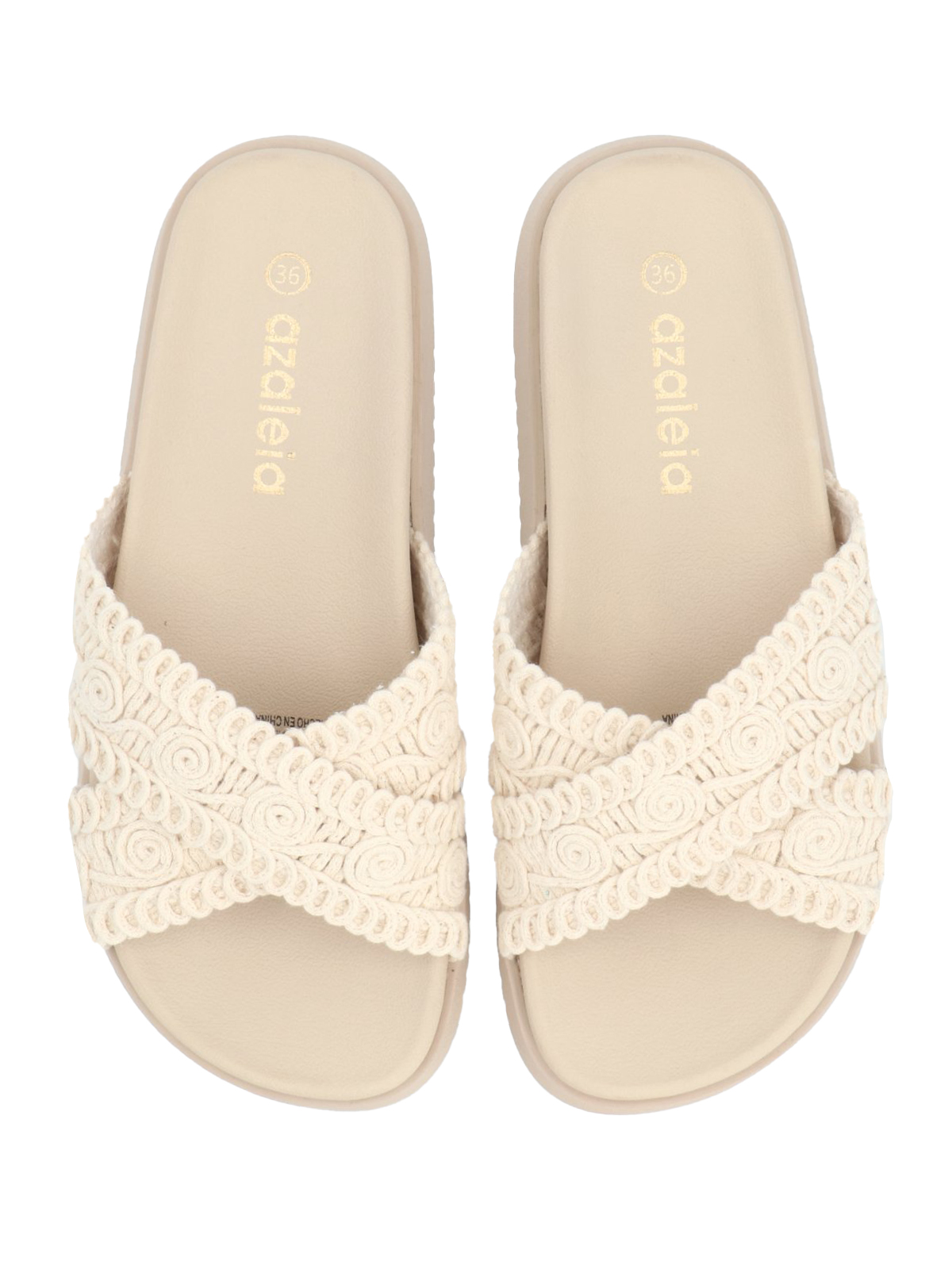 SANDALIA MUJER BRINA NATURAL AZALEIA - 8