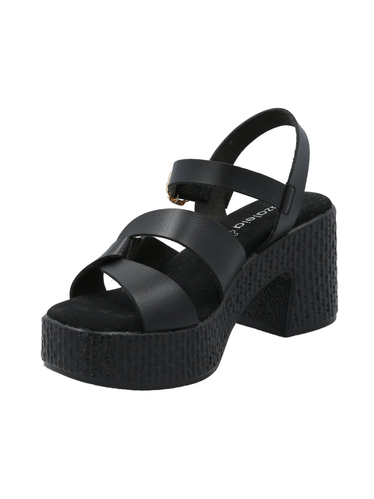 SANDALIA MUJER JULIA EN COLOR NEGRO AZALEIA - 5