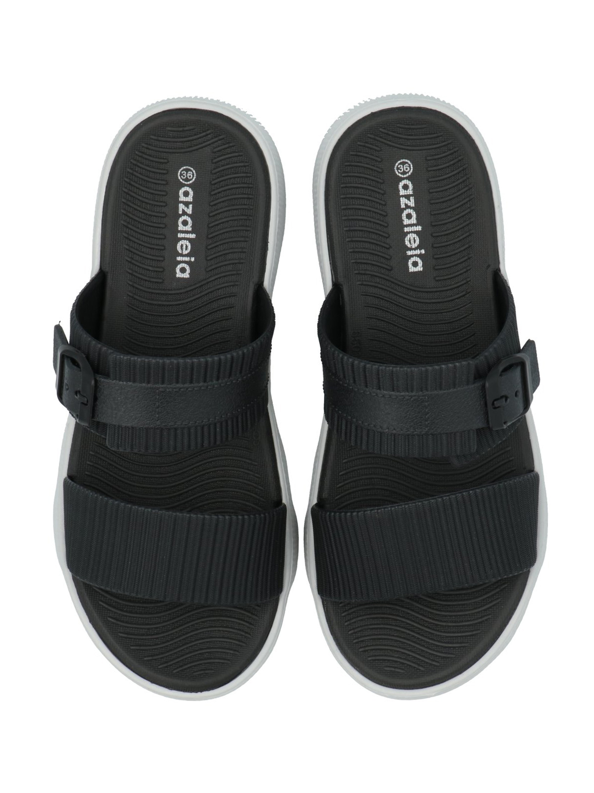 SANDALIA MUJER LIONET EN COLOR NEGRO AZALEIA - 8