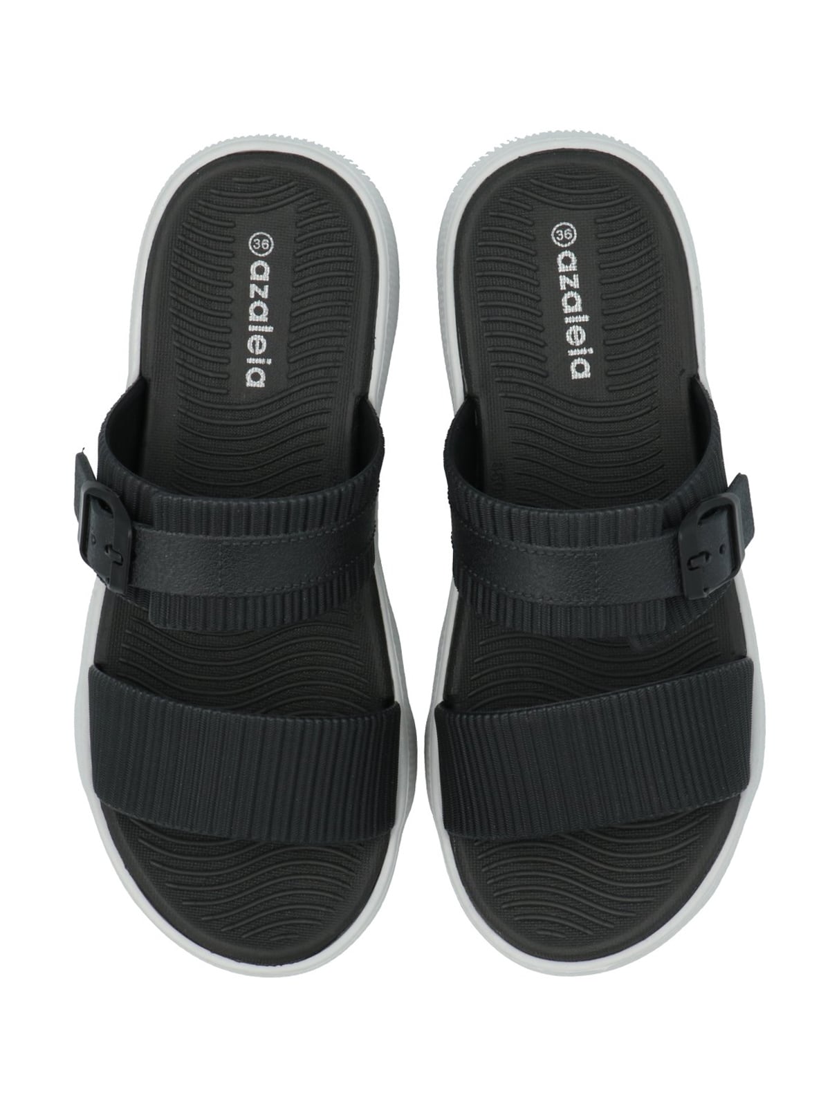 SANDALIA MUJER LIONET EN COLOR NEGRO AZALEIA - 8