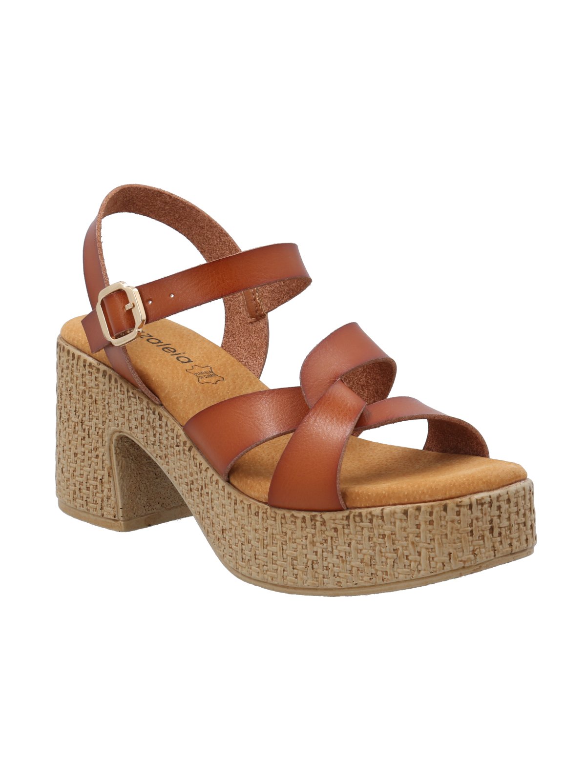 SANDALIA MUJER JULIA COGNAC AZALEIA - 1