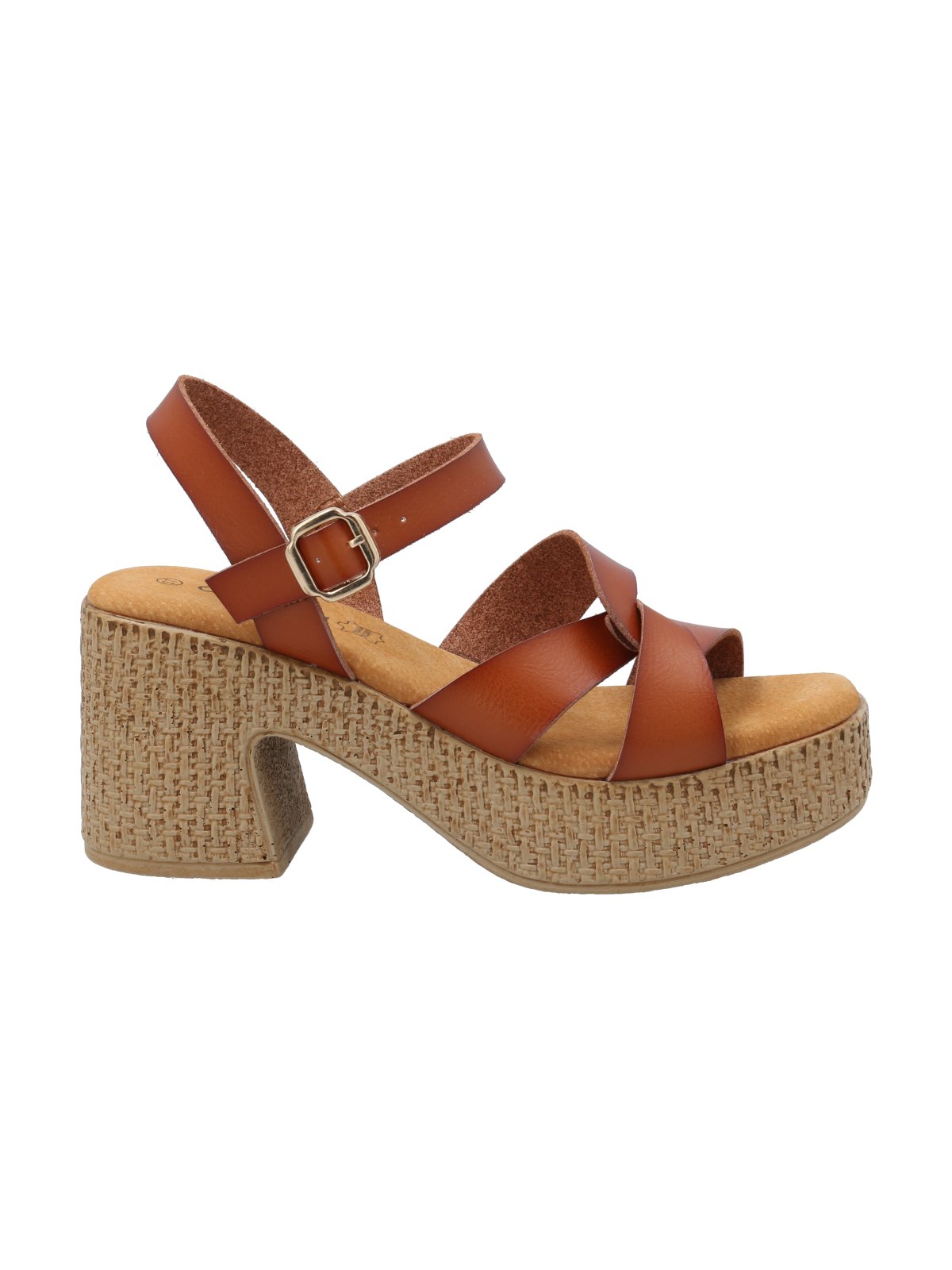 SANDALIA MUJER JULIA COGNAC AZALEIA - 2