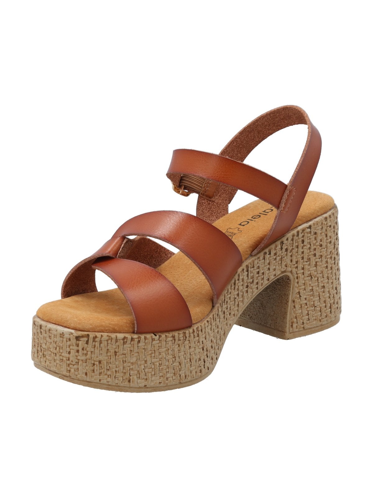 SANDALIA MUJER JULIA COGNAC AZALEIA - 5