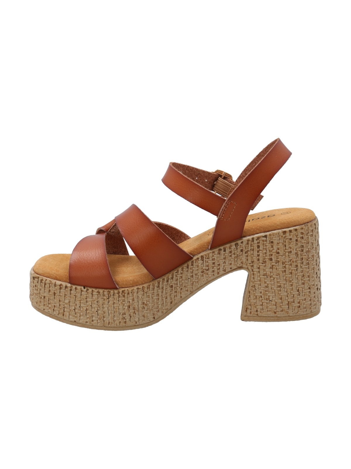 SANDALIA MUJER JULIA COGNAC AZALEIA - 6
