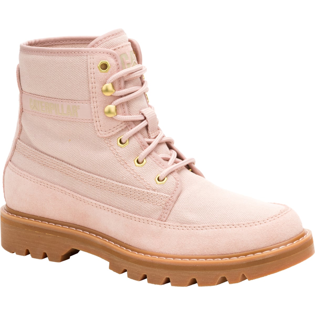 BOTÍN COLORADO CANVAS MUJER PALO ROSA CAT - 1