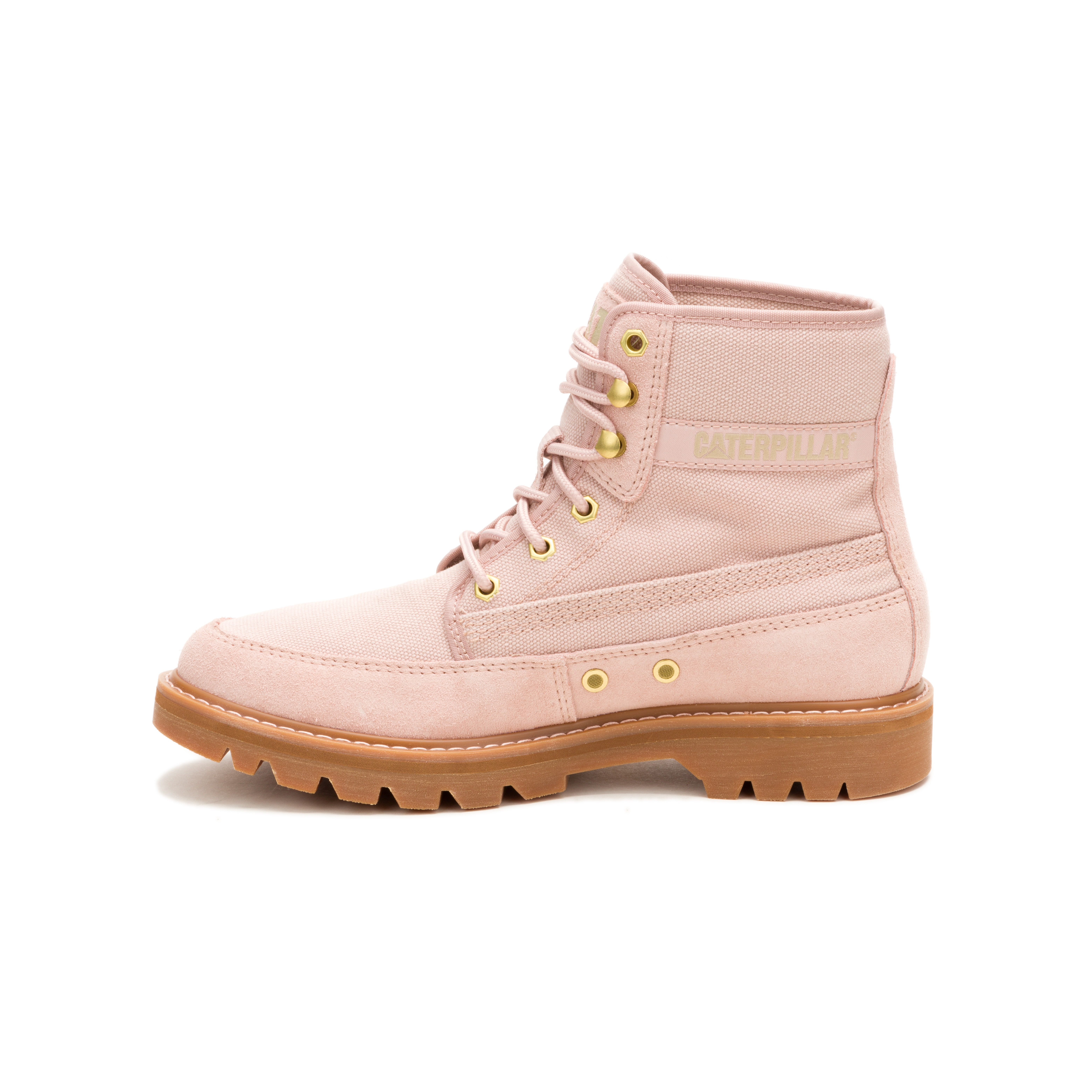 BOTÍN COLORADO CANVAS MUJER PALO ROSA CAT - 8