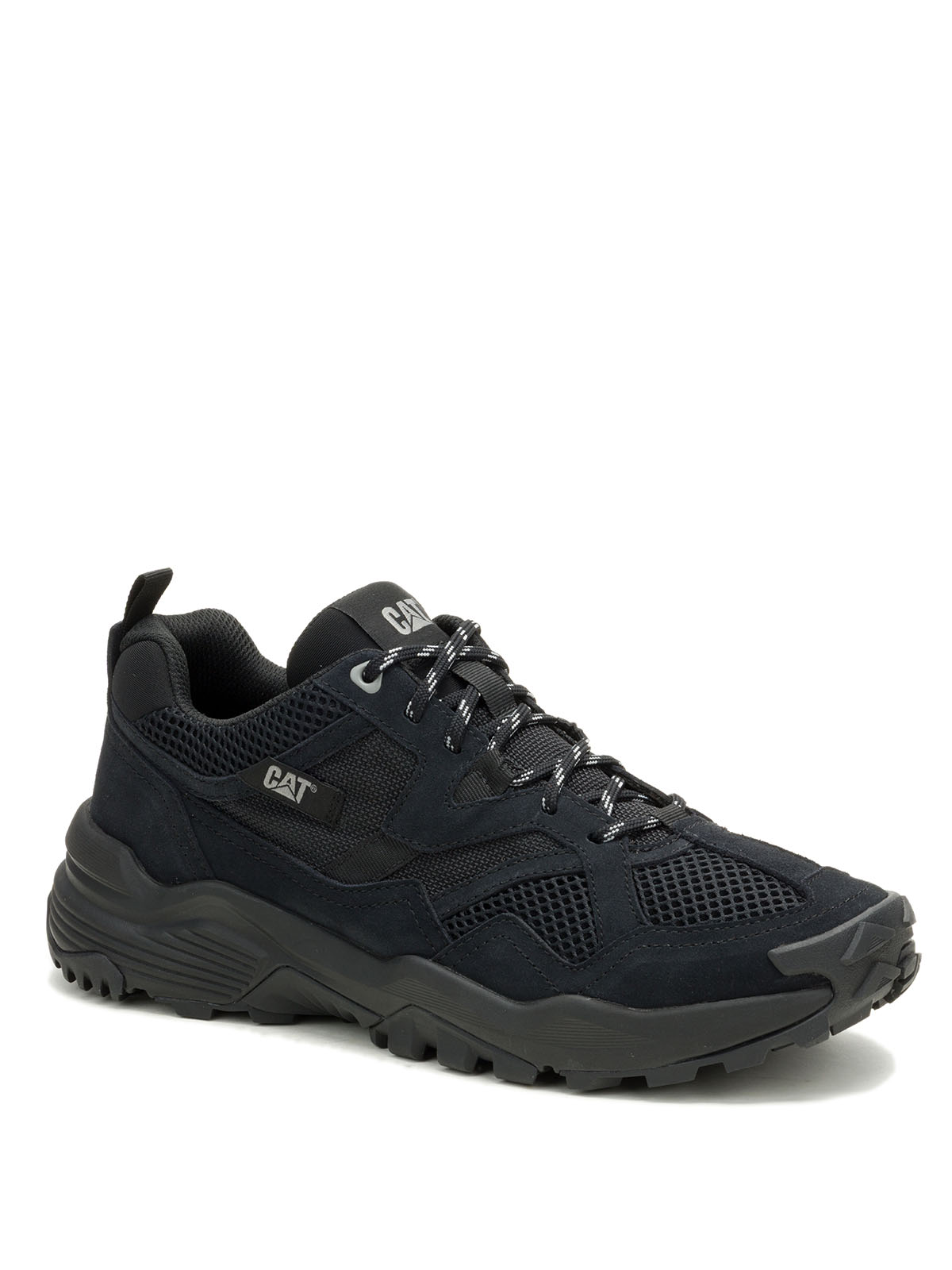 ZAPATILLA HOMBRE GRAPPLE SUEDE MESH NEGRO CAT - 1