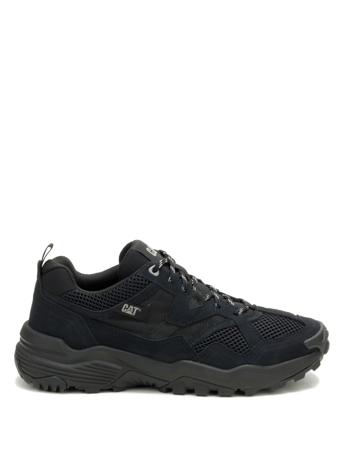 ZAPATILLA HOMBRE GRAPPLE SUEDE MESH NEGRO CAT - 2