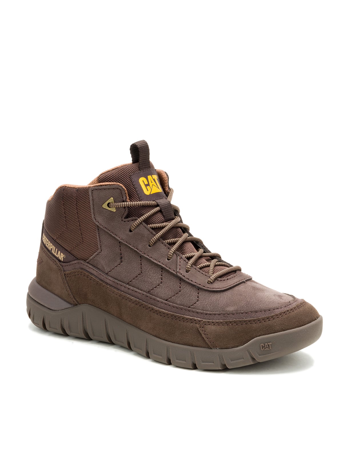 ZAPATILLA CAÑA ALTA VERSAGE MID HOMBRE EN COLOR CAFE OSCURO CAT - 1