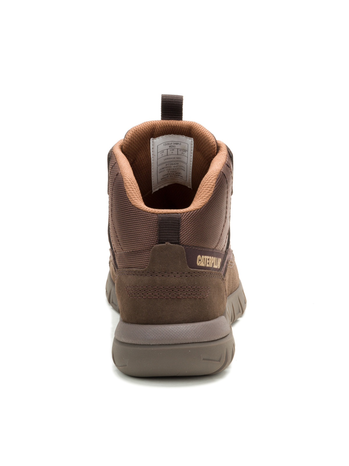 ZAPATILLA CAÑA ALTA VERSAGE MID HOMBRE EN COLOR CAFE OSCURO CAT - 6