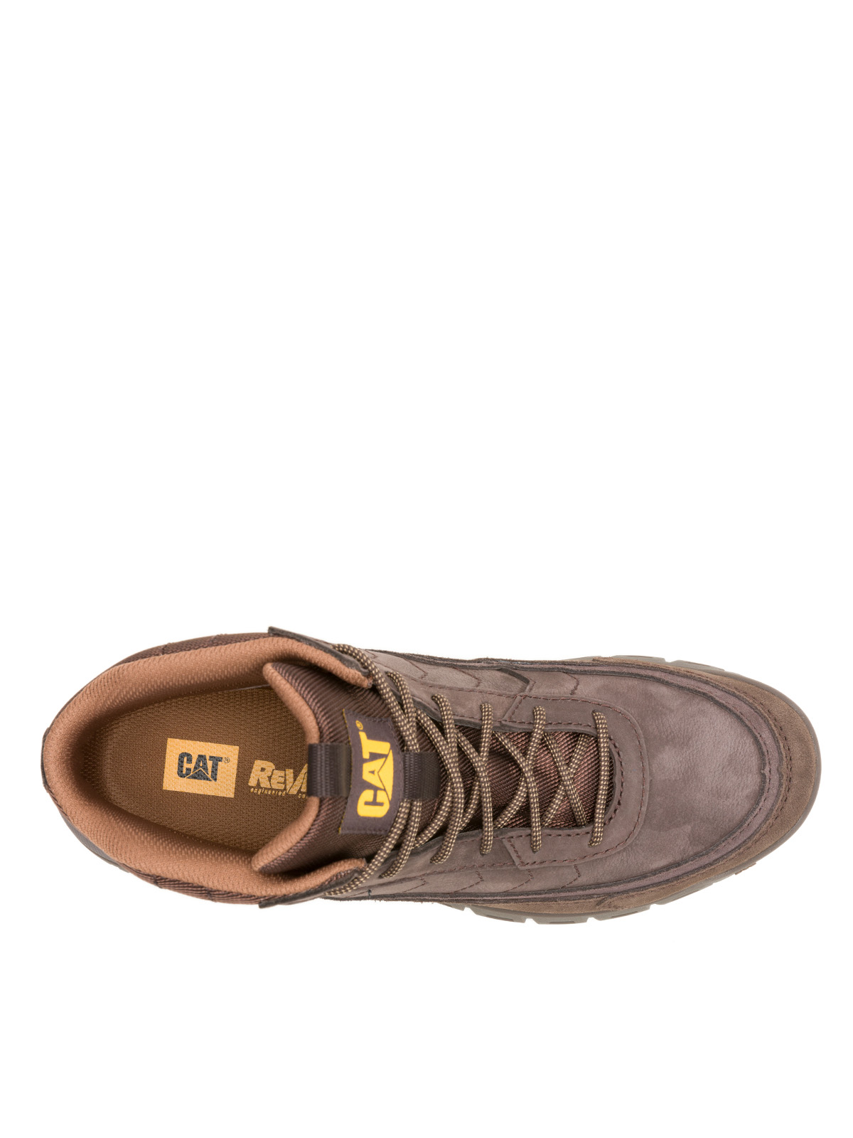 ZAPATILLA CAÑA ALTA VERSAGE MID HOMBRE EN COLOR CAFE OSCURO CAT - 7