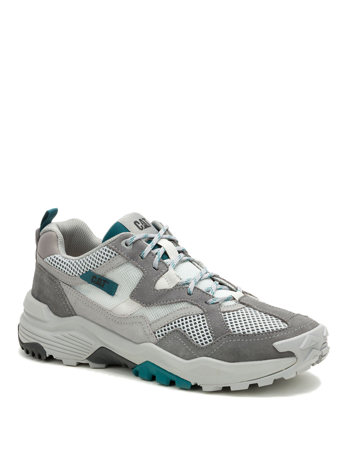 ZAPATILLA HOMBRE GRAPPLE SUEDE MESH GRIS CAT - 1