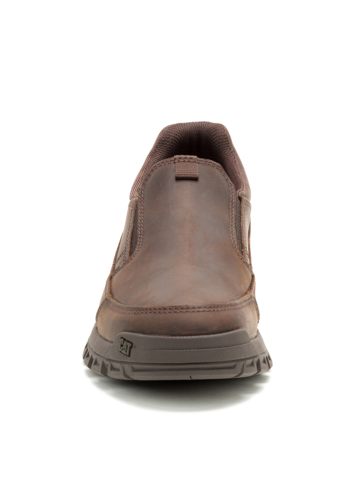ZAPATILLA CUERO THRESHOLD SLIP ON HOMBRE EN COLOR CAFE CAT - 5