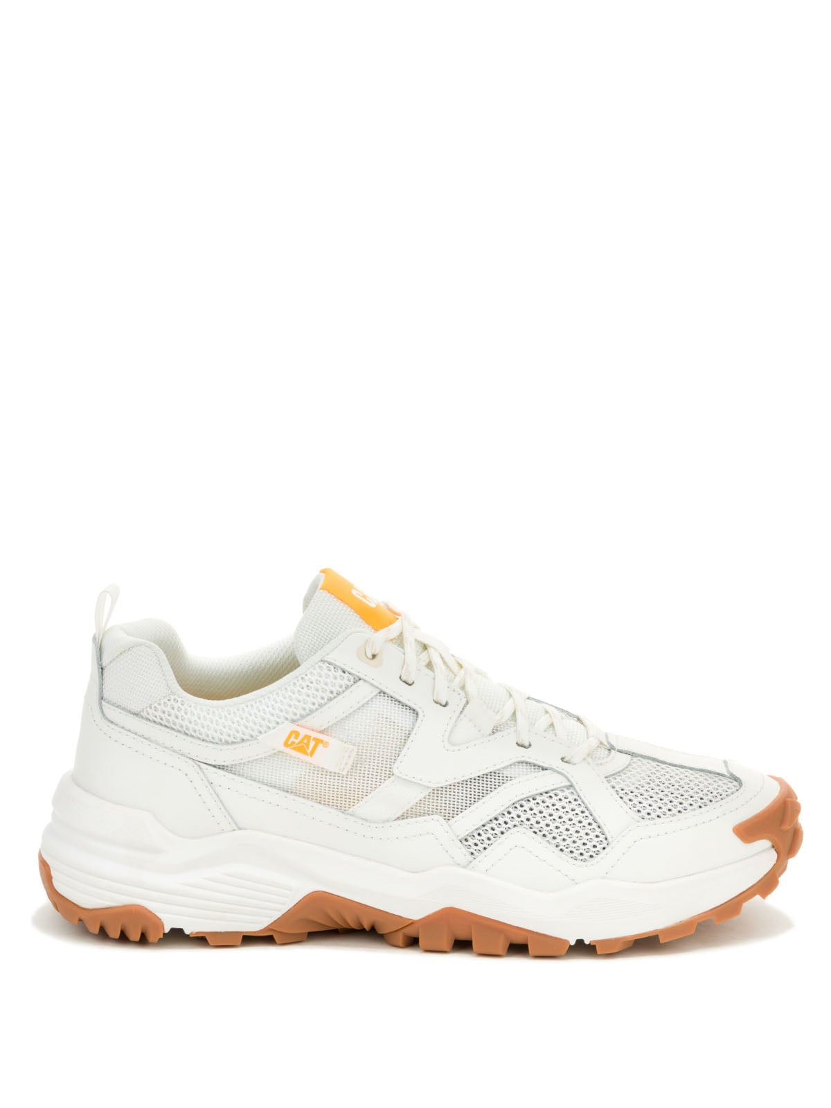 ZAPATILLA HOMBRE GRAPPLE LEATHER MESH EN COLOR BLANCO CAT - 2