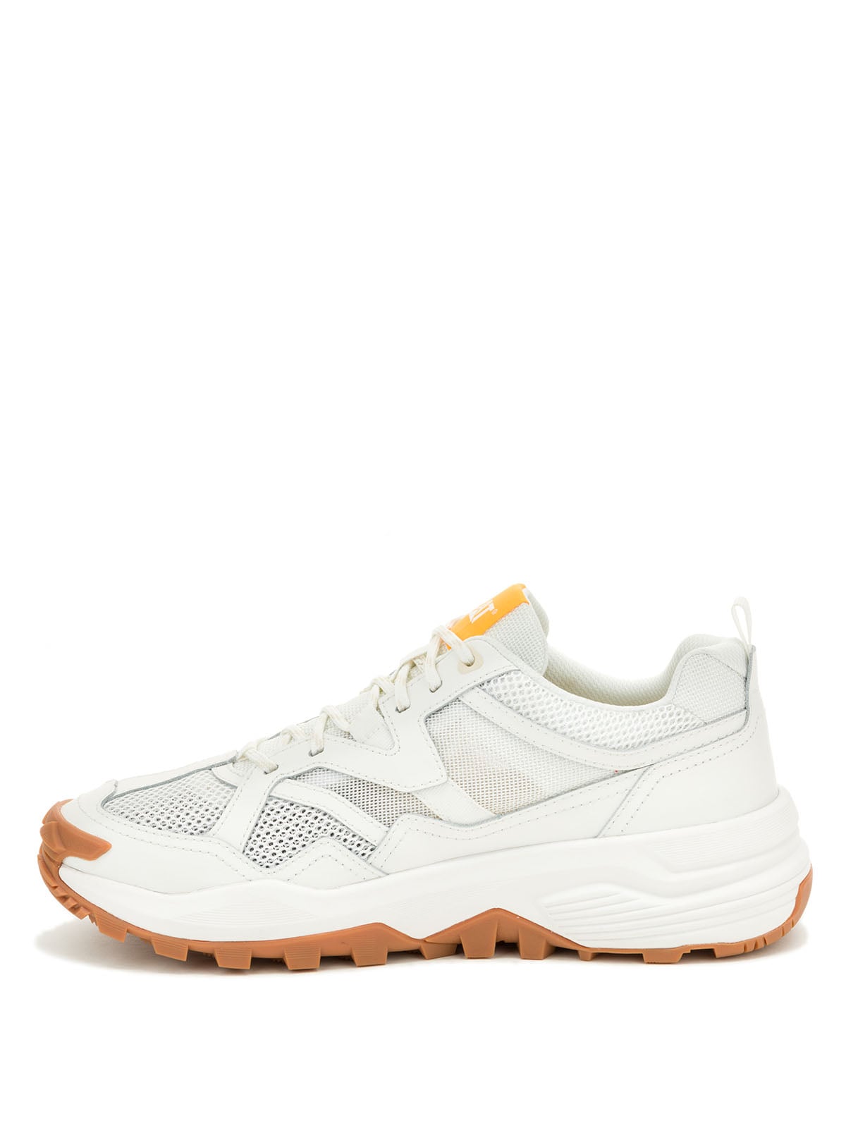 ZAPATILLA HOMBRE GRAPPLE LEATHER MESH EN COLOR BLANCO CAT - 4