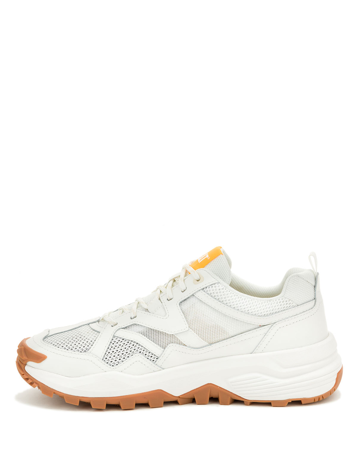 ZAPATILLA HOMBRE GRAPPLE LEATHER MESH EN COLOR BLANCO CAT - 4