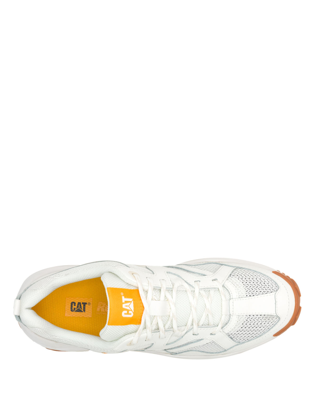 ZAPATILLA HOMBRE GRAPPLE LEATHER MESH EN COLOR BLANCO CAT - 7