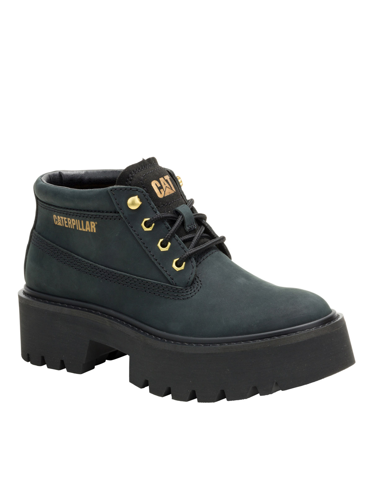 BOTIN COLORADO MAX CHUKKA MUJER NEGRO CAT - 1