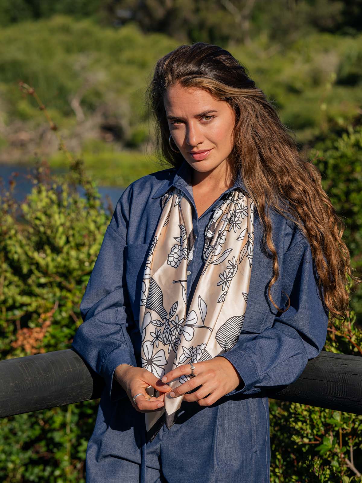 PAÑUELOS IGNA SCARF MUJER BEIGE AZALEIA - 2