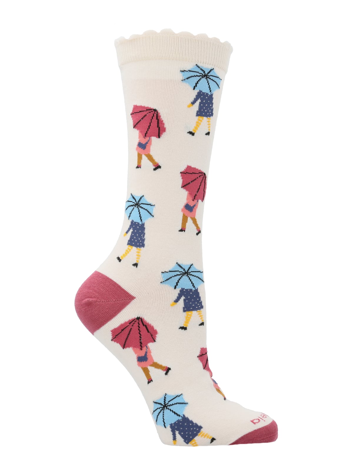 CALCETINES UMBRELLA MUJER BEIGE AZALEIA - 1