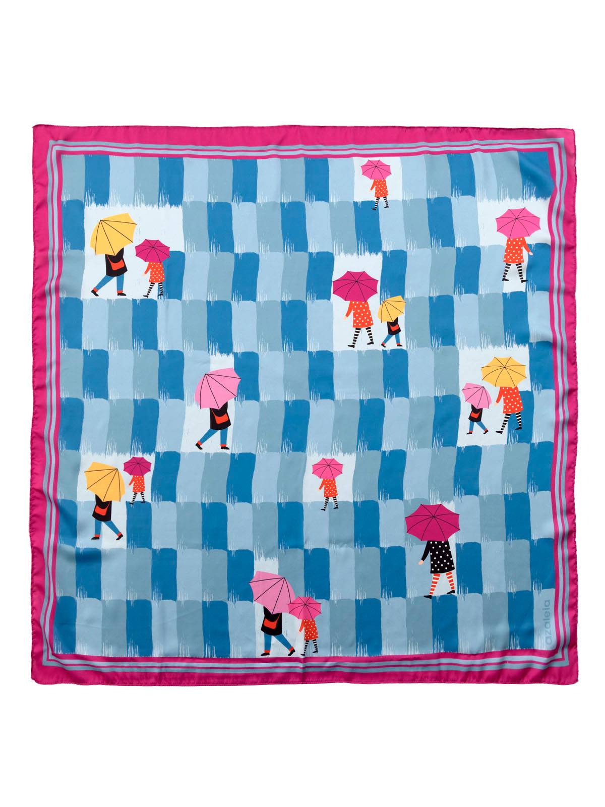 PAÑUELOS LAURA SCARF MUJER CELESTE AZALEIA - 2