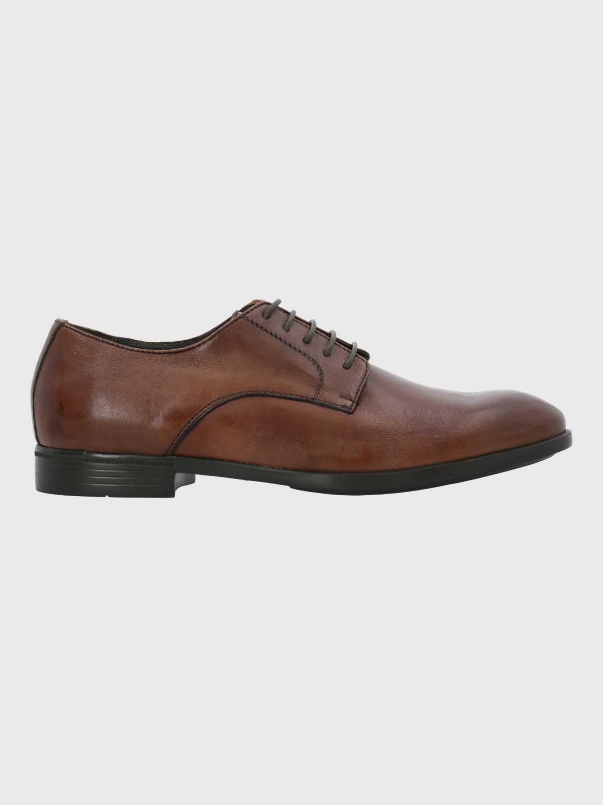 ZAPATO ITALIANO HOMBRE CUERO OLMO CAFE  HUSH PUPPIES - 2