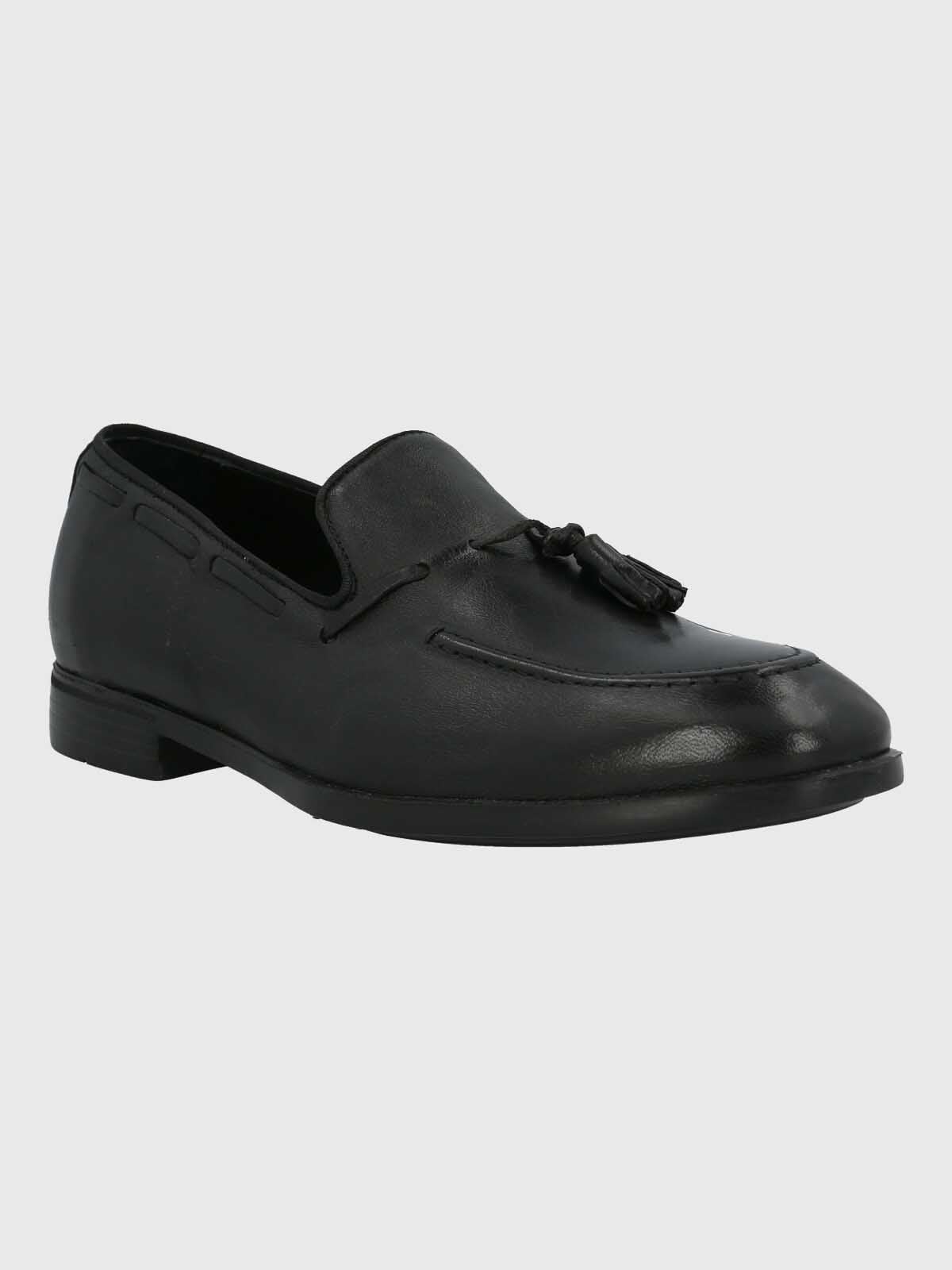 MOCASIN ITALIANO HOMBRE CUERO ABETE NEGRO HUSH PUPPIES - 1