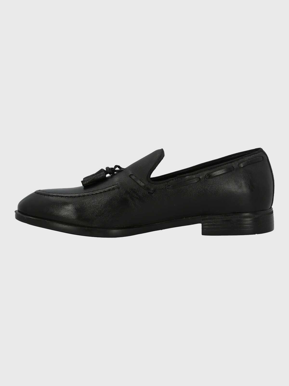 MOCASIN ITALIANO HOMBRE CUERO ABETE NEGRO HUSH PUPPIES - 5