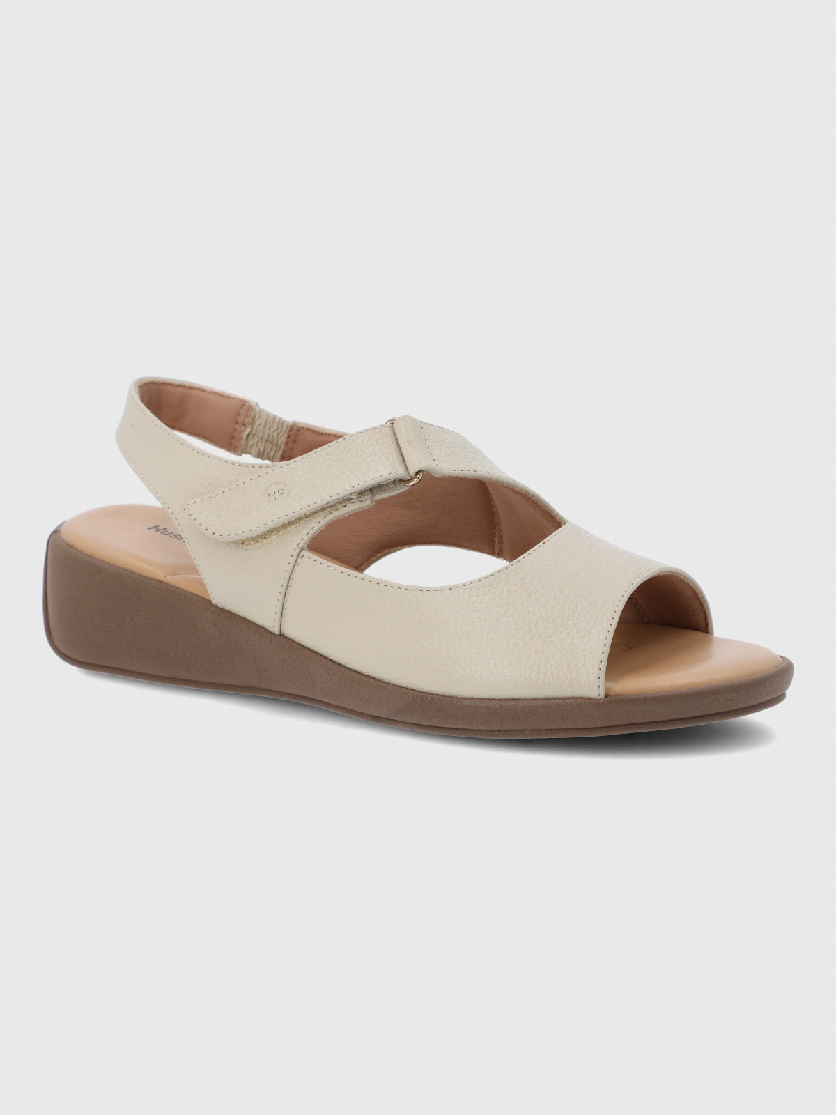 SANDALIA CUERO MUJER LIFESTYLE 2 BEIGE HUSH PUPPIES - 1