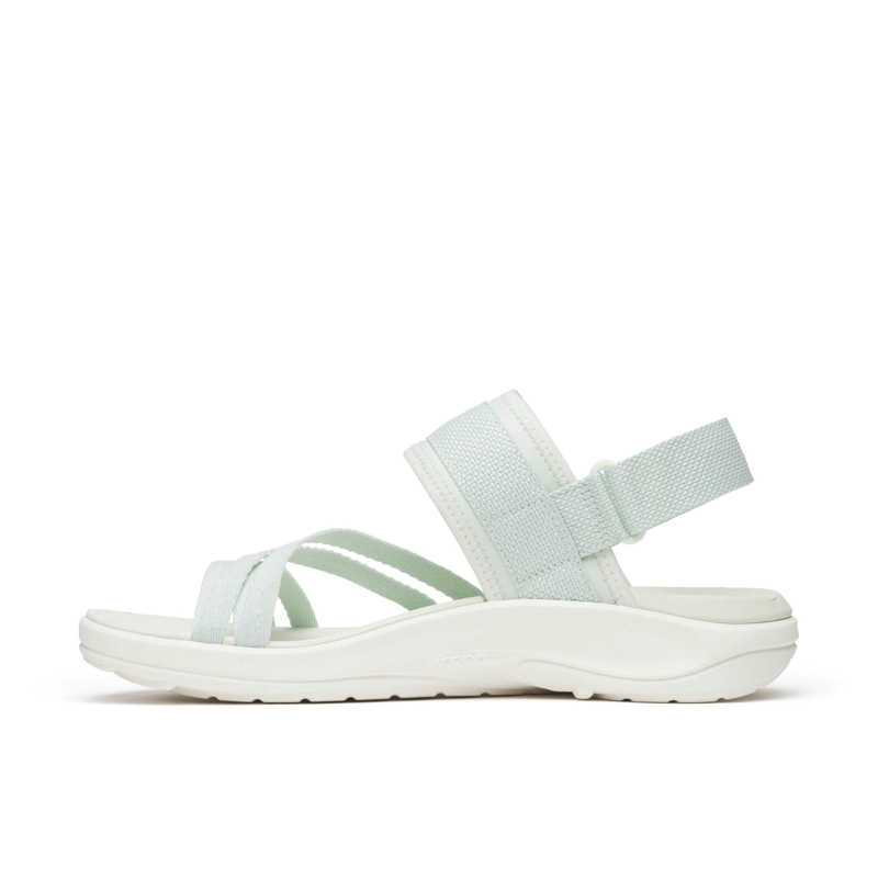 SANDALIA MUJER DISTRICT 4 BACKSTRAP VERDE CLARO MERRELL - 2