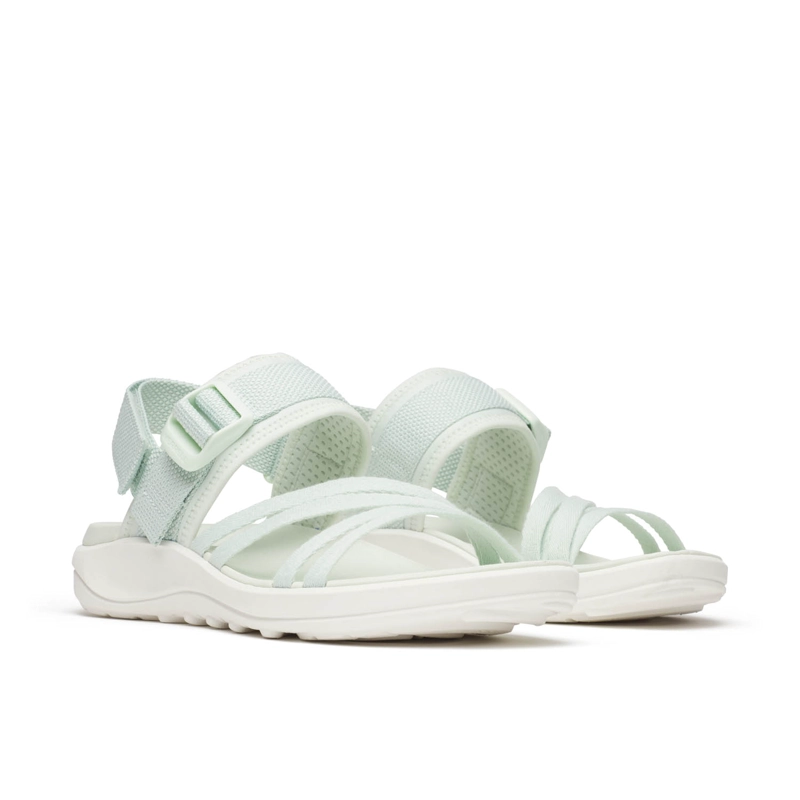 SANDALIA MUJER DISTRICT 4 BACKSTRAP VERDE CLARO MERRELL - 4