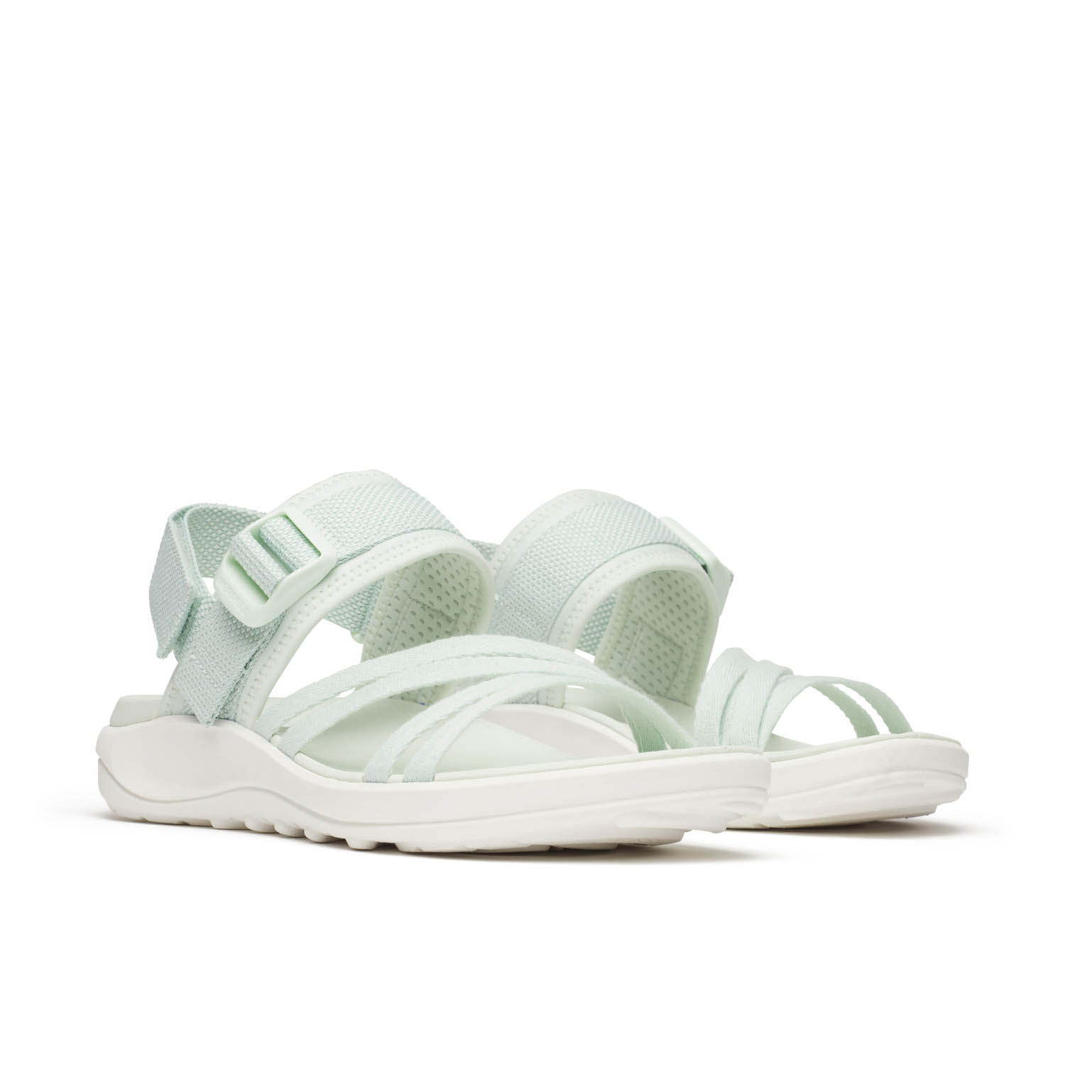 SANDALIA MUJER DISTRICT 4 BACKSTRAP VERDE CLARO MERRELL - 4