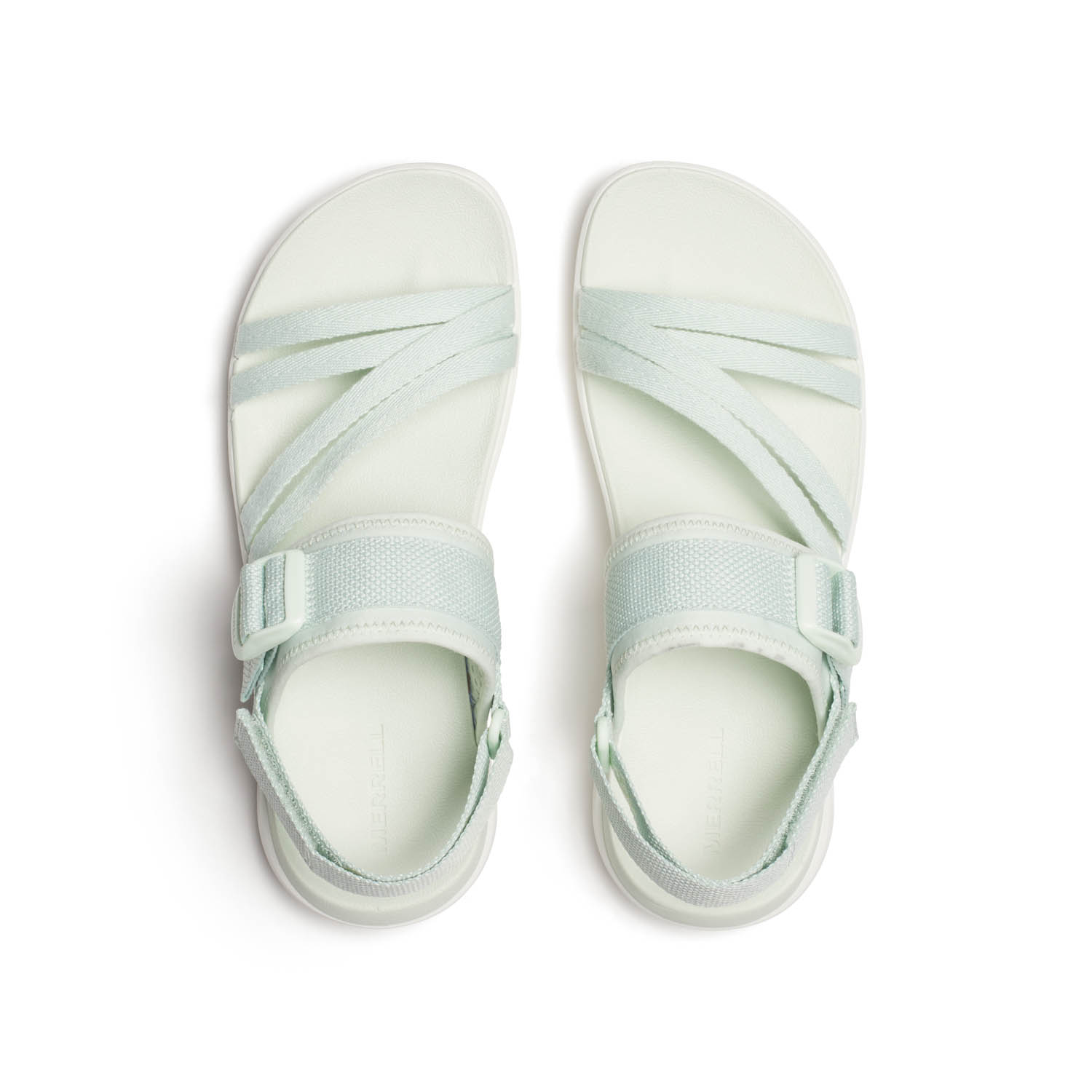 SANDALIA MUJER DISTRICT 4 BACKSTRAP VERDE CLARO MERRELL - 5