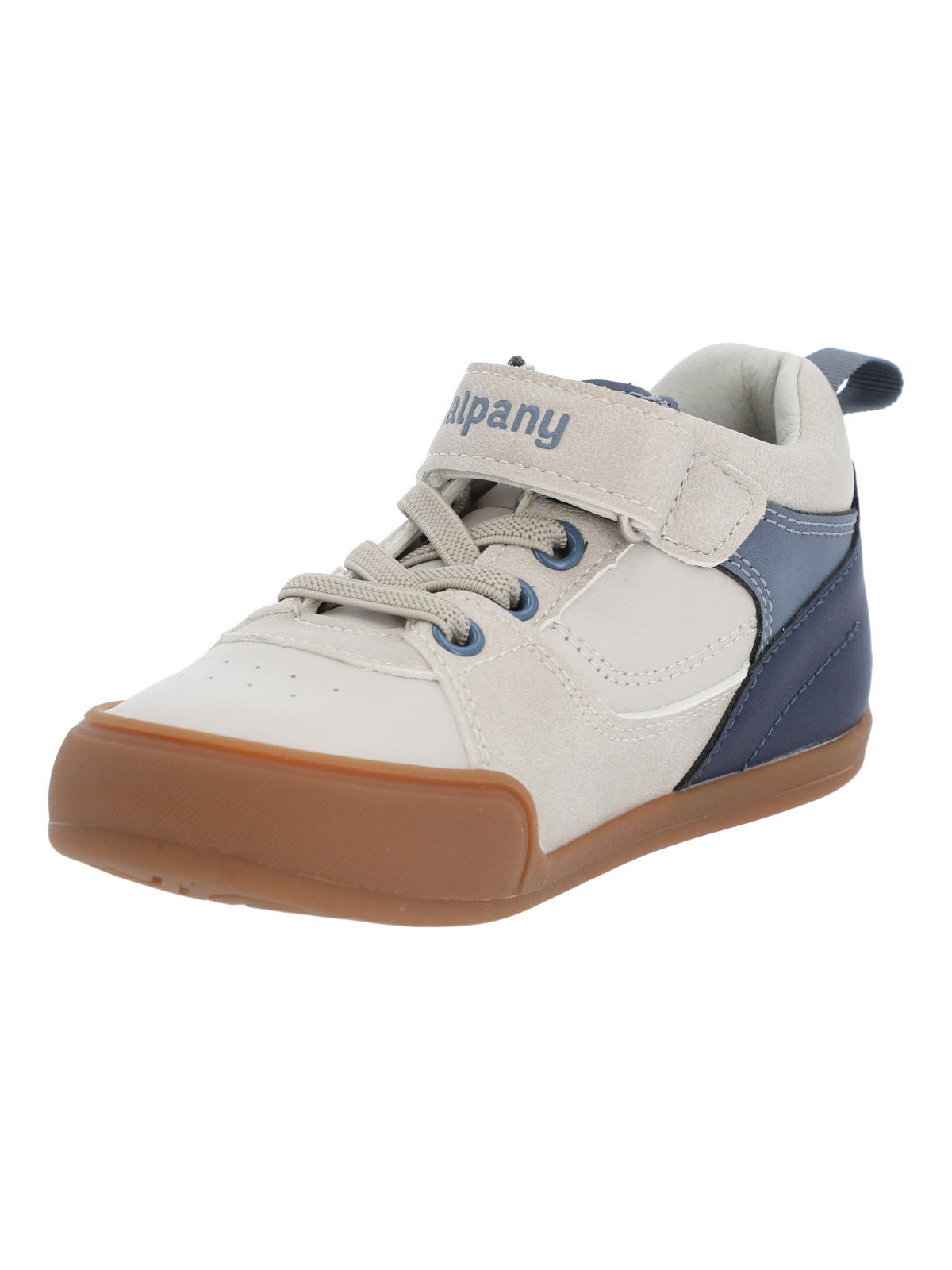 ZAPATILLA CUERO ERGONOMICA NINO KANSAS GRIS CLARO CALPANY - 7