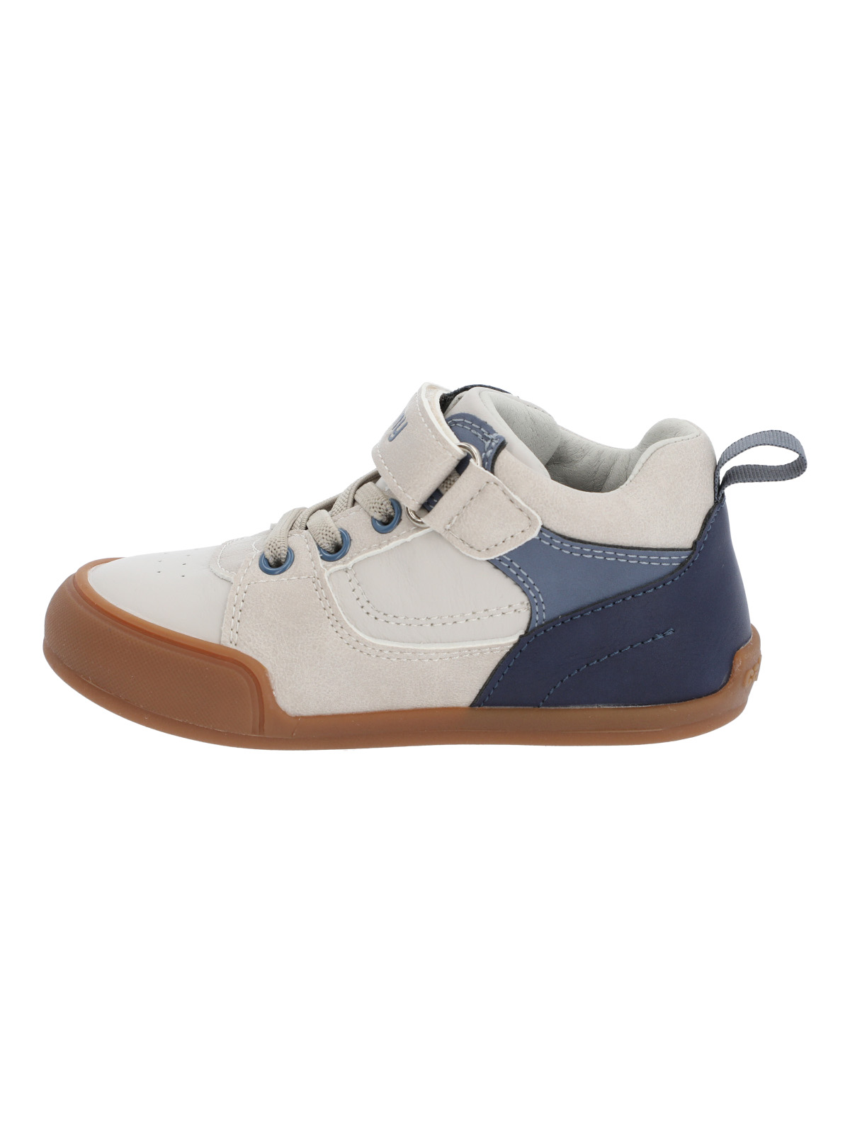 ZAPATILLA CUERO ERGONOMICA NINO KANSAS GRIS CLARO CALPANY - 8