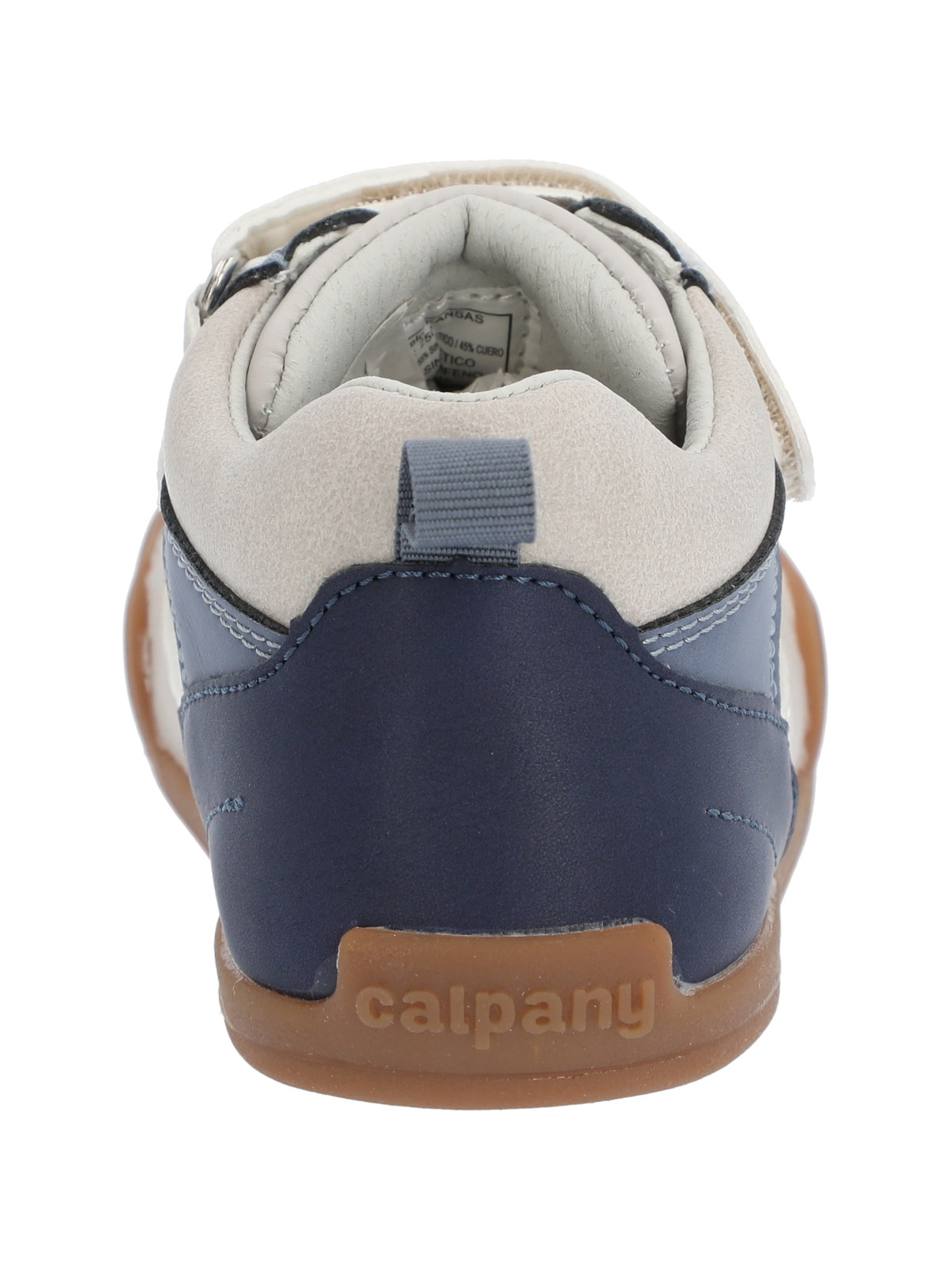 ZAPATILLA CUERO ERGONOMICA NINO KANSAS GRIS CLARO CALPANY - 9