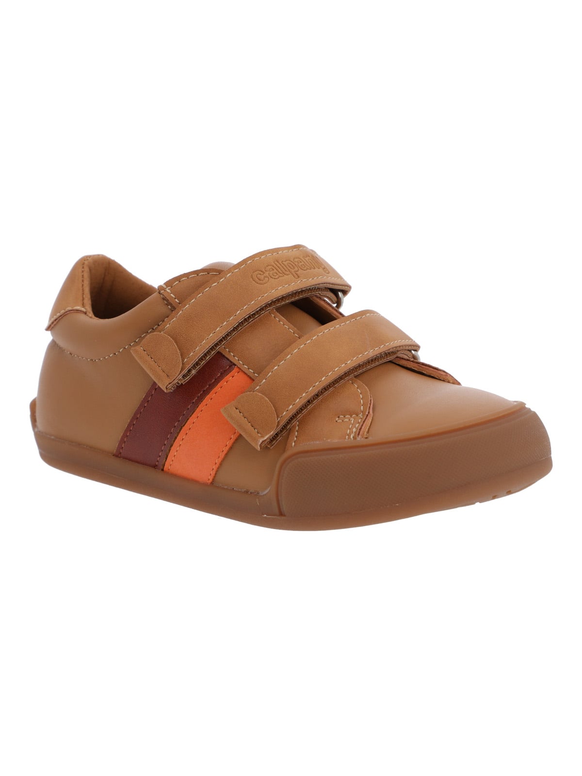 ZAPATILLA CUERO ERGONOMICA NINO ALASKA CAFE  CALPANY - 1