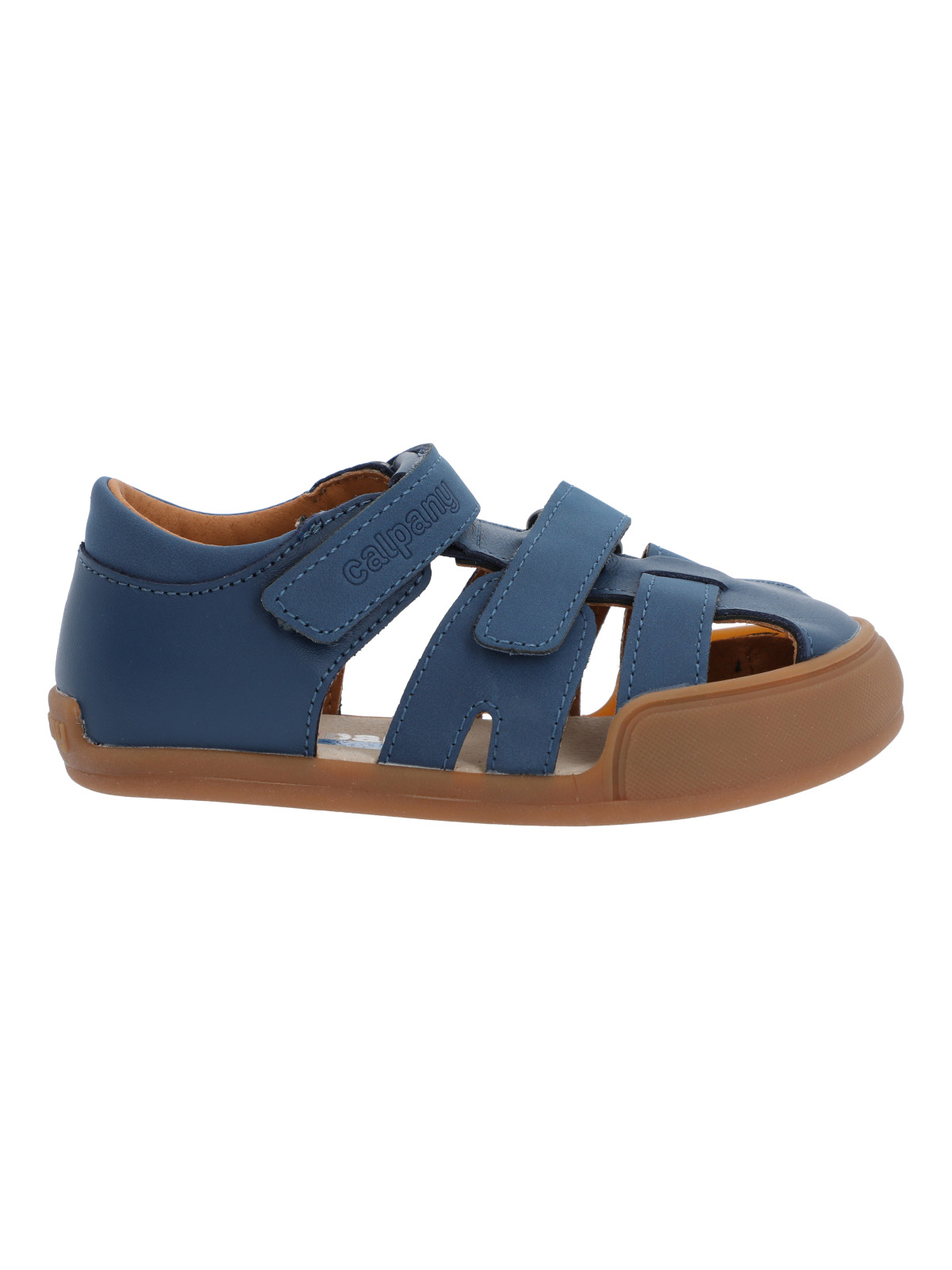 SANDALIA CUERO ERGONOMICA NIÑO KENTUCKY AZUL CALPANY - 5