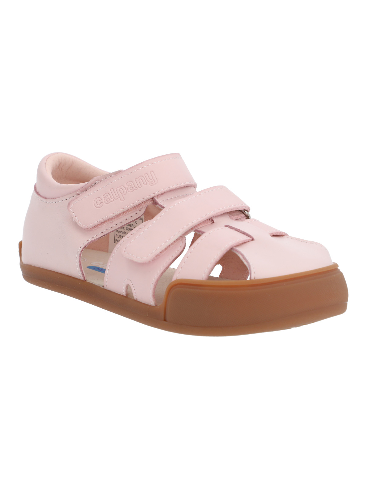SANDALIA CUERO ERGONOMICA NINA KENTUCKY ROSADO CALPANY CALPANY - 1