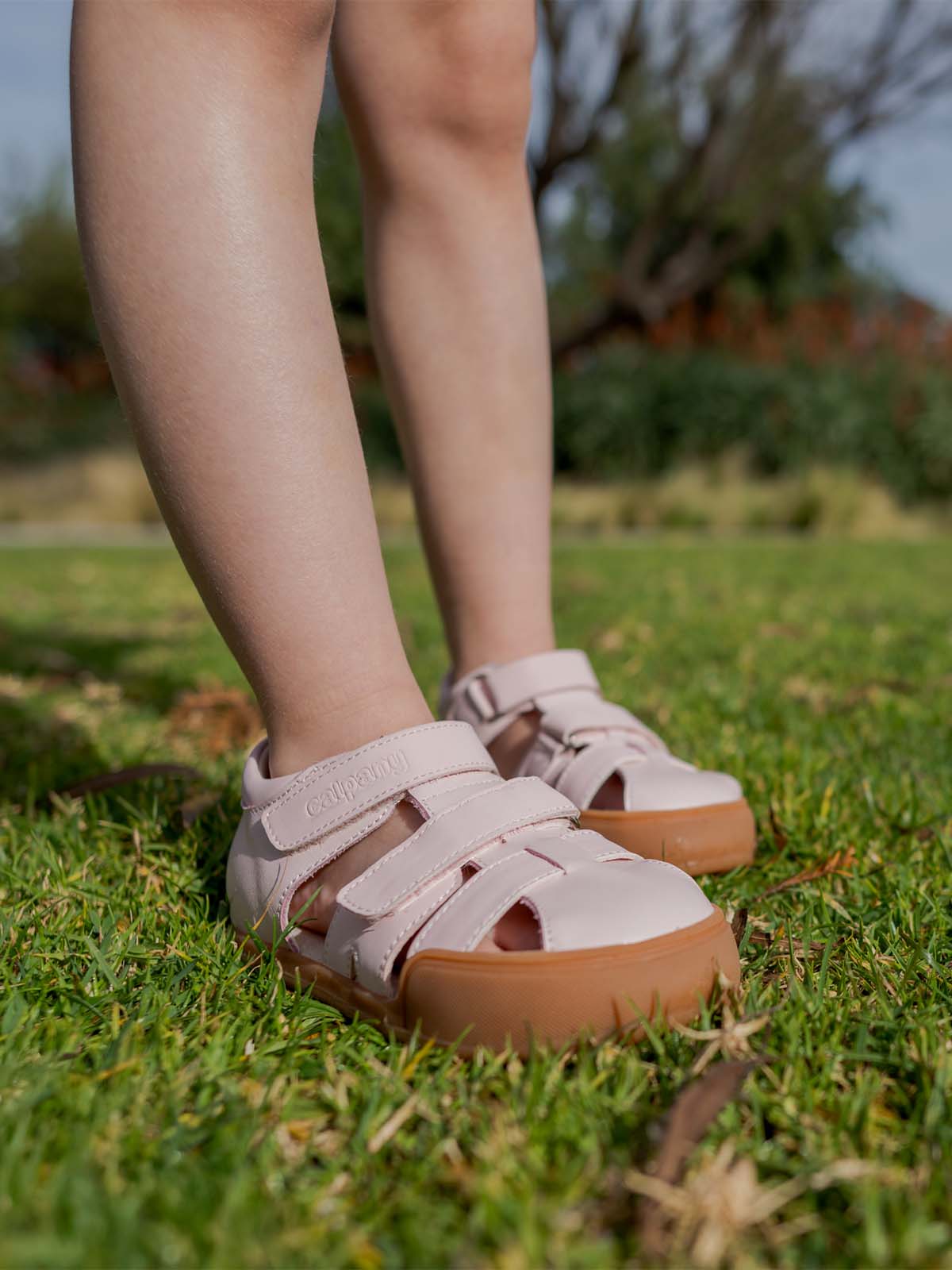 SANDALIA CUERO ERGONOMICA NINA KENTUCKY ROSADO CALPANY CALPANY - 4