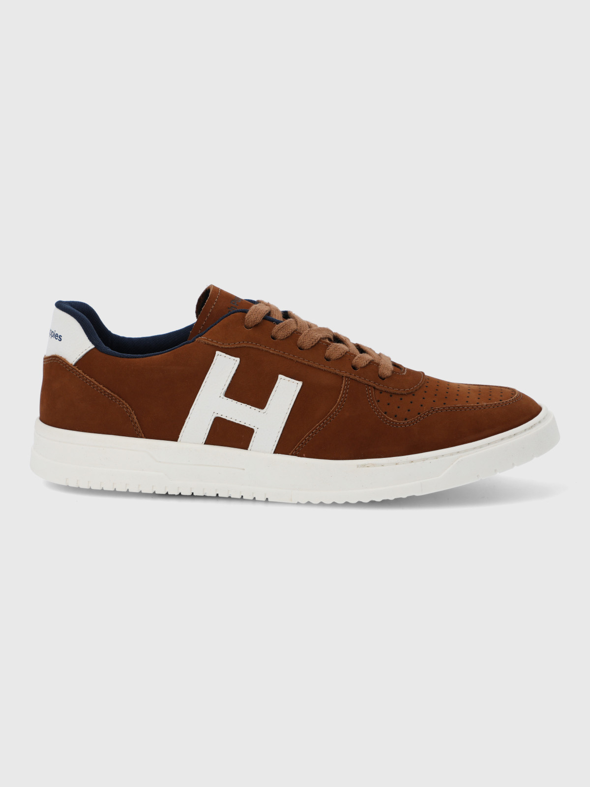 ZAPATILLA CUERO HOMBRE PHILIPPE EN COLOR CAFE CLARO HUSH PUPPIES - 2