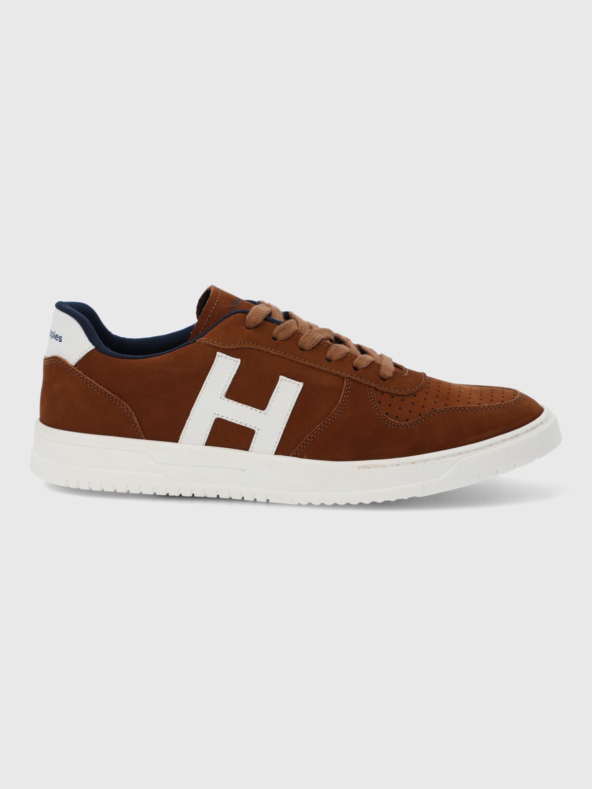 ZAPATILLA CUERO HOMBRE PHILIPPE EN COLOR CAFE CLARO HUSH PUPPIES - 2