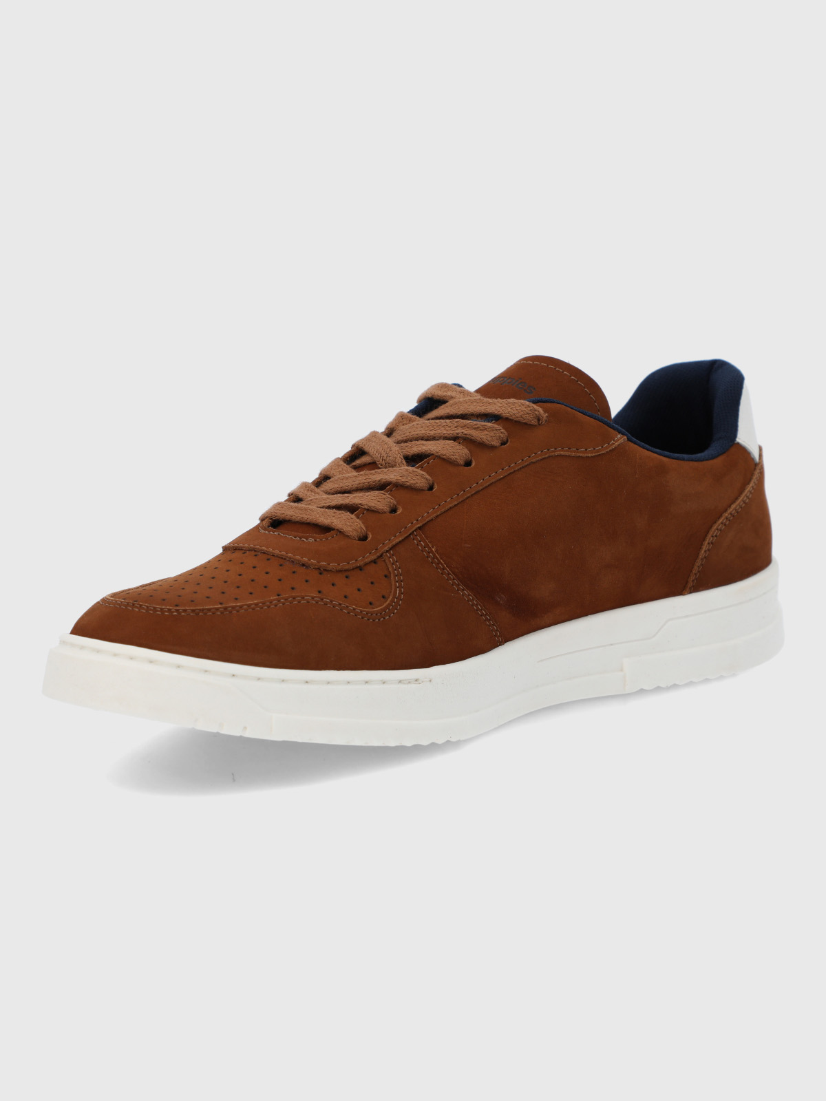 ZAPATILLA CUERO HOMBRE PHILIPPE EN COLOR CAFE CLARO HUSH PUPPIES - 4