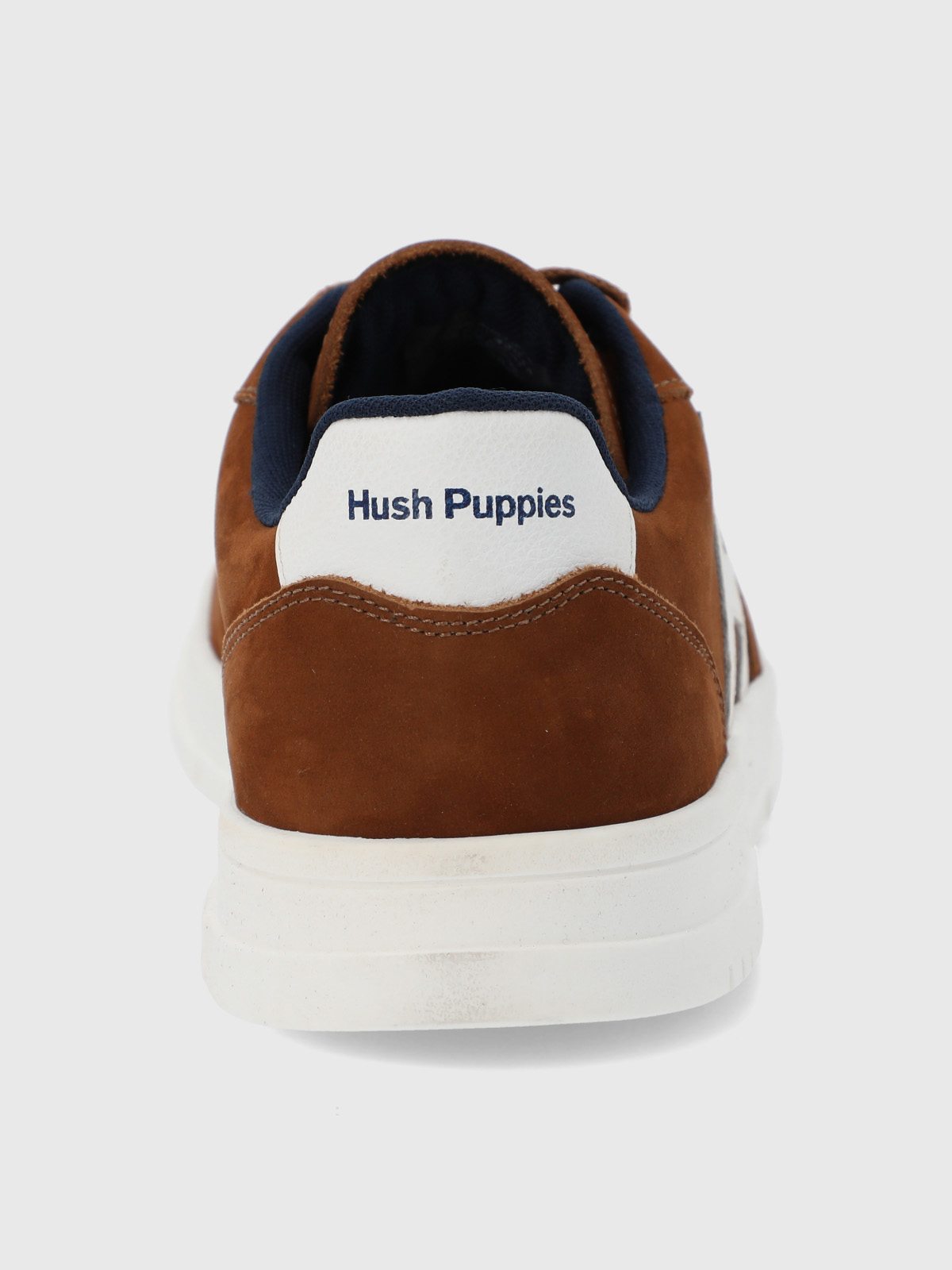 ZAPATILLA CUERO HOMBRE PHILIPPE EN COLOR CAFE CLARO HUSH PUPPIES - 6