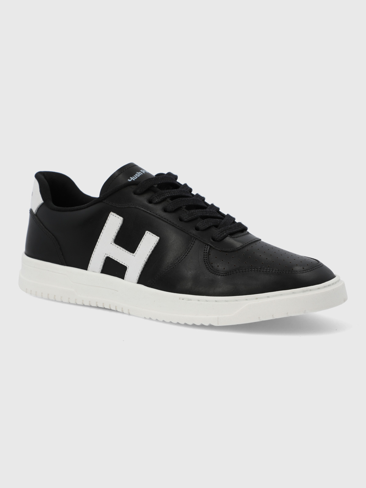 ZAPATILLA CUERO HOMBRE PHILIPPE EN COLOR NEGRO HUSH PUPPIES - 1