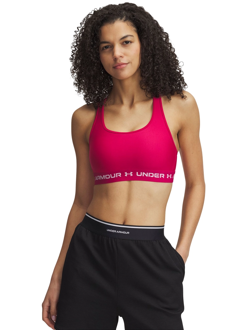 SOSTE N DEPORTIVO MID CRSSBACK MUJER FUCSIA UNDER ARMOUR - 1