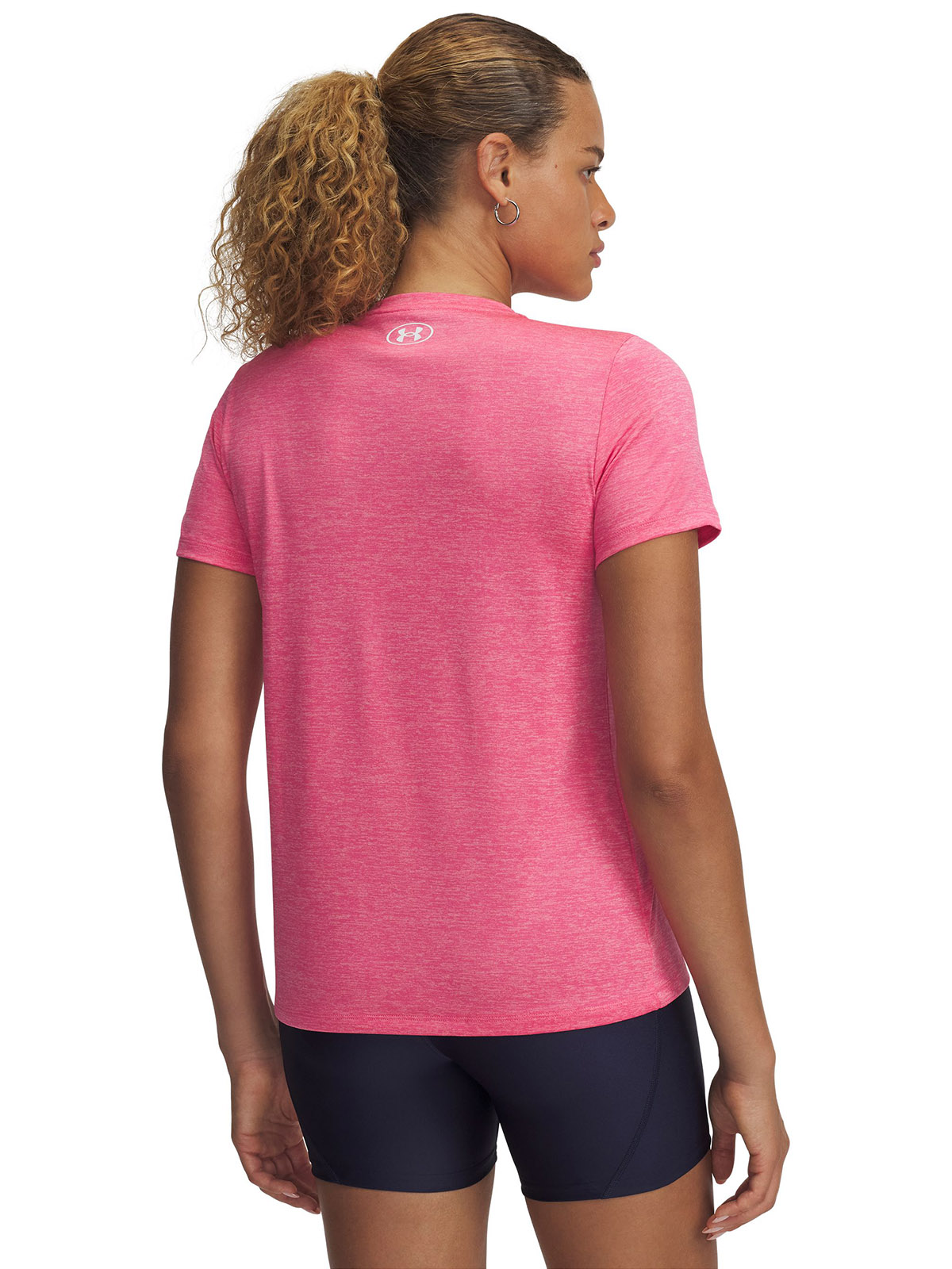 POLERA MANGA CORTA TECH TWIST MUJER ROSA UNDER ARMOUR - 2